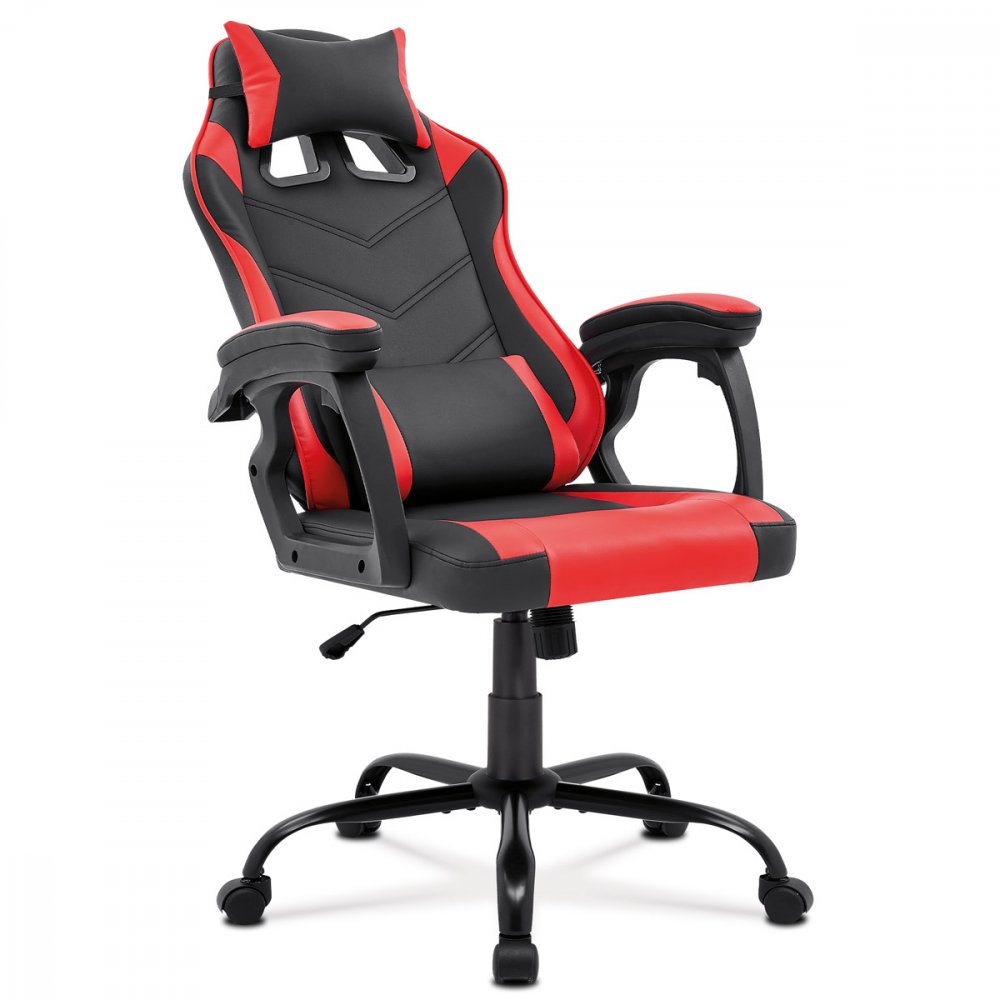 Herní židle RACER PRO – ekokůže, červená/černá Autronic (obrázek 3)
