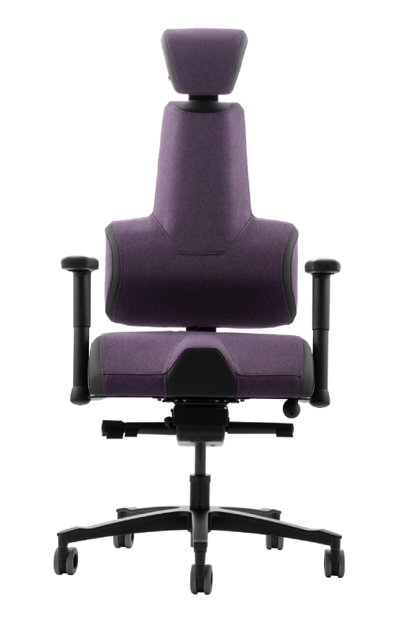 Levně Zdravotní židle THERAPIA ENERGY+ Black Color 2XL (180 - 200 cm)–⁠ na míru, více barev HX61/ KX99 Plum