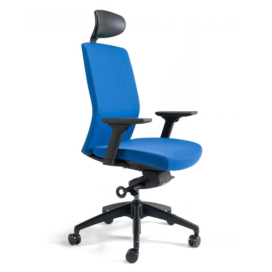 Kancelářská ergonomická židle BESTUHL J2 SP — více barev, s podhlavníkem Červená 202 (obrázek 8)