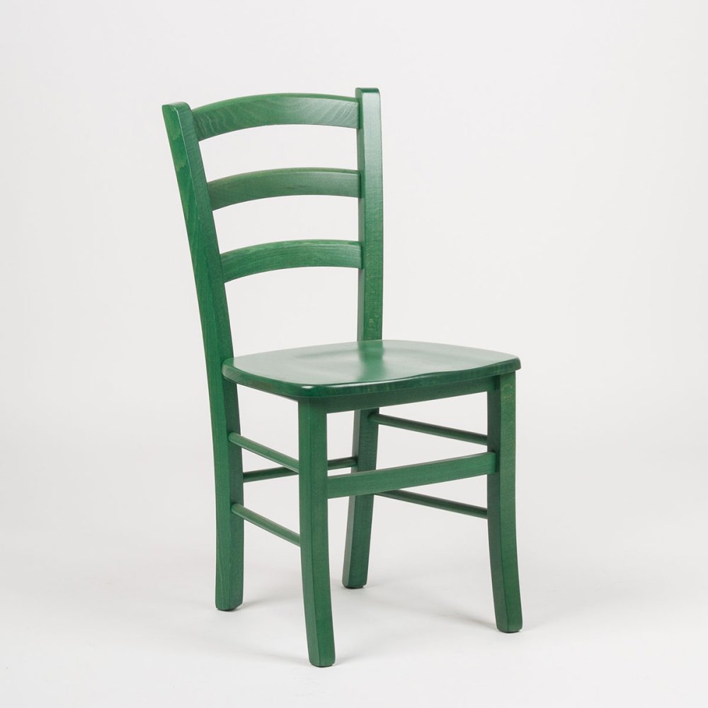 Levně Židle PAYSANE COLOR – různá barevná provedení, masivní sedák, ideální do restaurací Stima verde