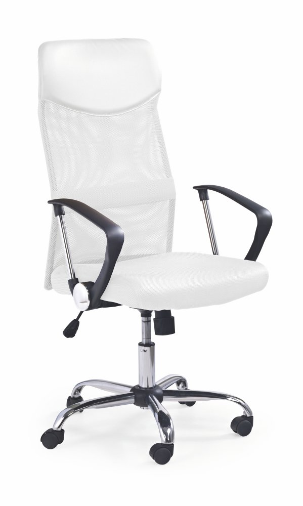 Kancelářská otočná židle VIRE - látka, síť, více barev Bílá