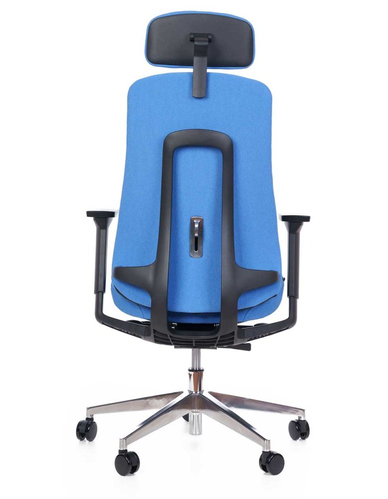Kancelářská ergonomická židle Sego Terra — látka, více barev, nosnost 120 kg černá (obrázek 8)