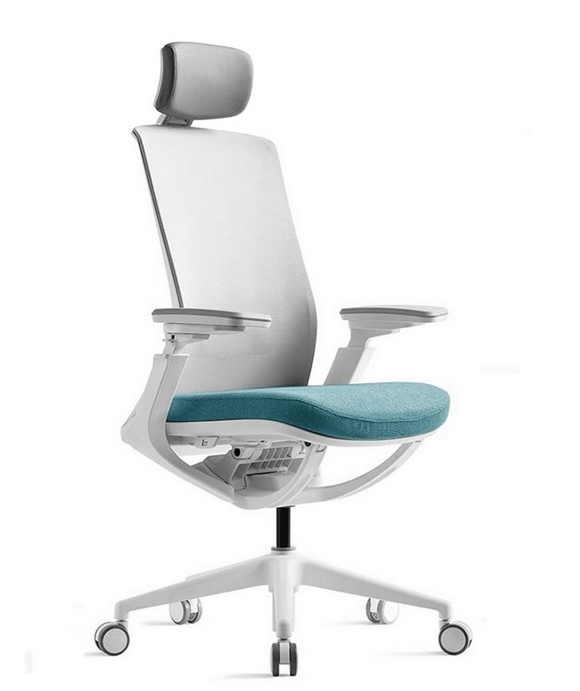 Kancelářská ergonomická židle ROLY WHITE - síťovina, více barev Červená (obrázek 7)