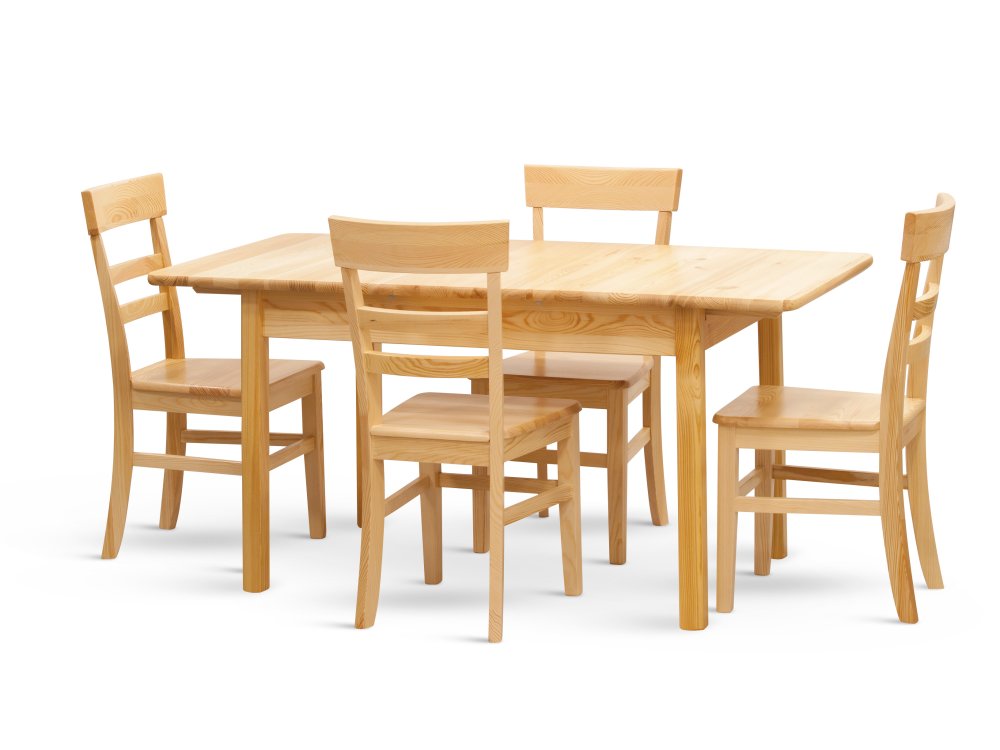 Jídelní stůl PINO Basic – masivní borovice, různé rozměry Stima 120 92 55 75