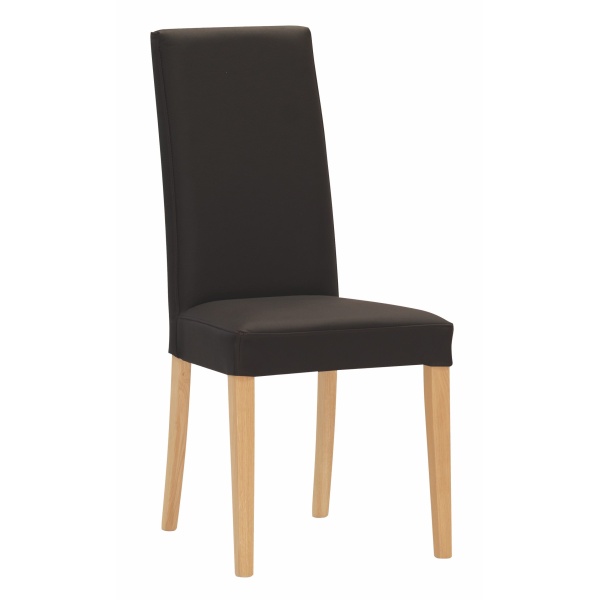 Židle NANCY Stima tm.hnědá koženka beige (obrázek 7)