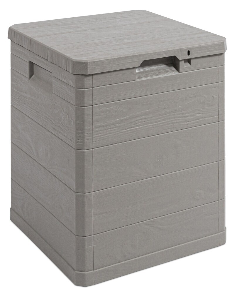 Levně WOODYS zahradní plastový úložný box 90 L - světle šedá
