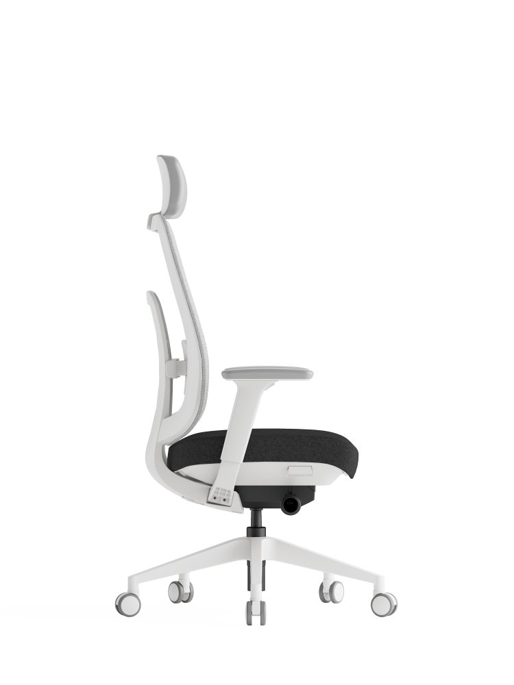 Kancelářská ergonomická židle K42 WHITE SP – síť/ čalouněná, černá (obrázek 5)