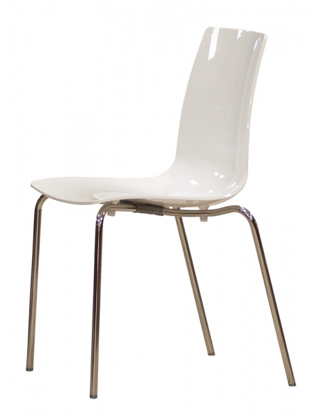 Plastová židle Stima LOLLIPOP – bez područek, více barev Bianco