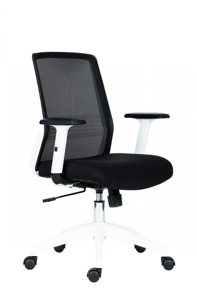Kancelářská židle na kolečkách Antares NOVELLO WHITE – s područkami, více barev Černá