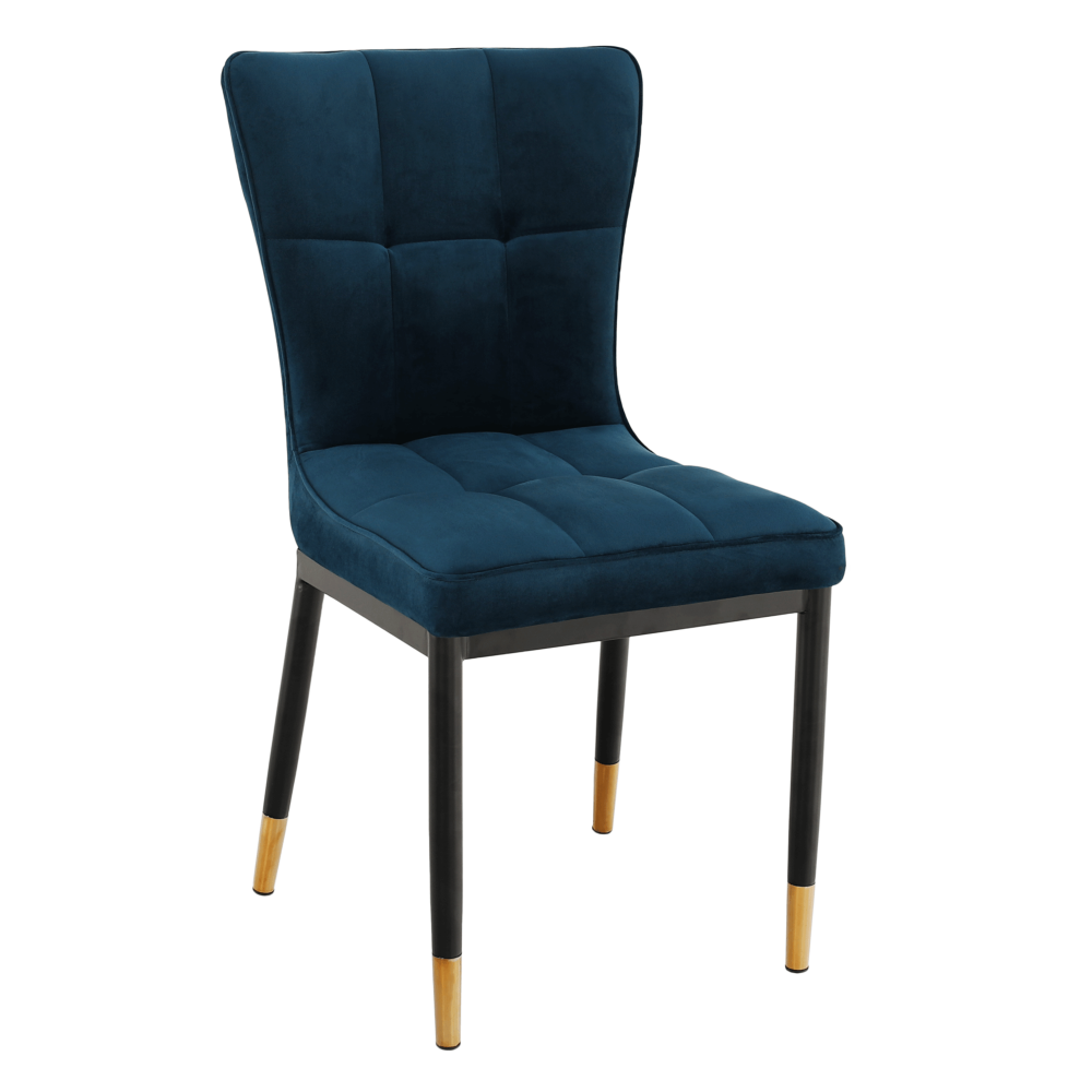 Jídelní židle EPONA – látka, více barev Petrolejová