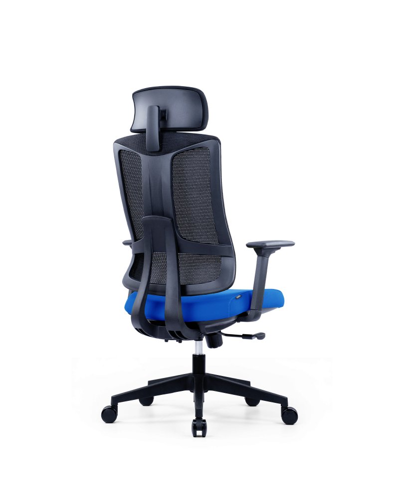 Kancelářská ergonomická židle SLIDE — více barev Černá (obrázek 12)