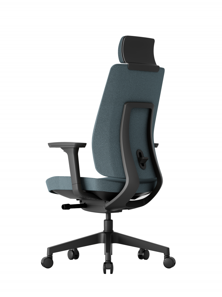 Kancelářská ergonomická židle K50 — černá, více barev Modrá (obrázek 11)