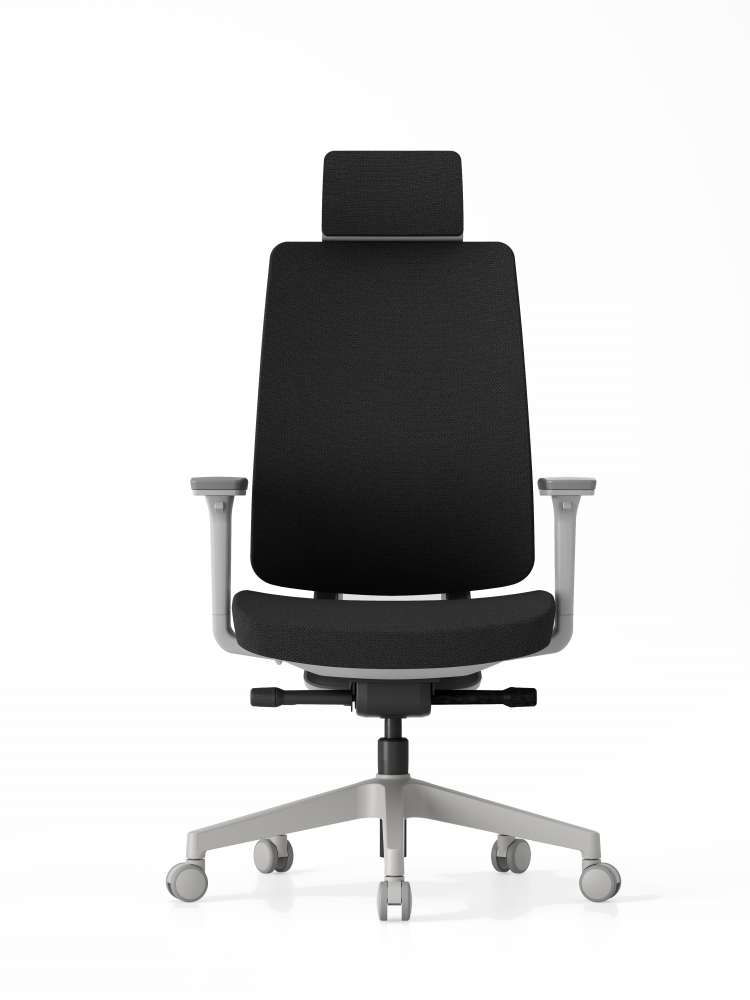 Kancelářská ergonomická židle K50 — bílá, více barev Modrá (obrázek 11)