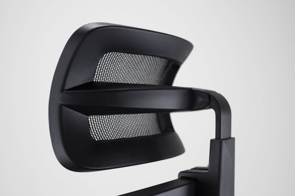 Kancelářská ergonomická židle KORINA — síť, černá, nosnost 150 kg Antares (obrázek 11)