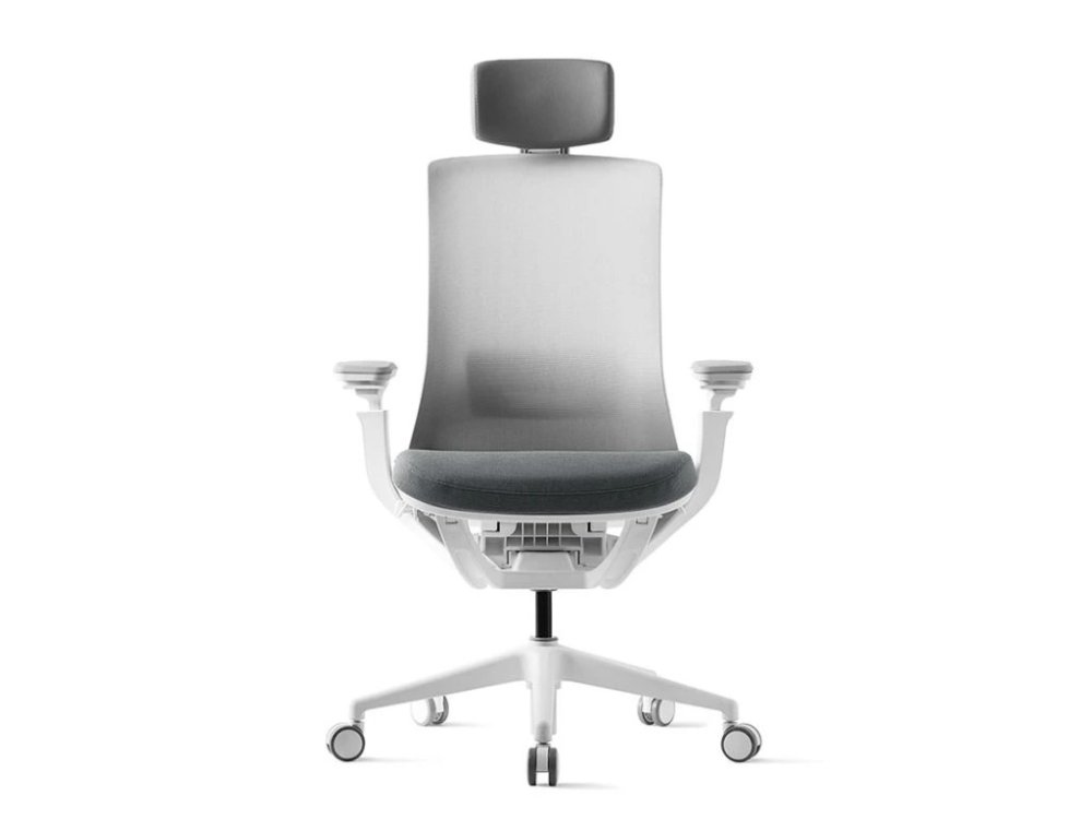 Kancelářská ergonomická židle ROLY WHITE - síťovina, více barev Červená (obrázek 4)