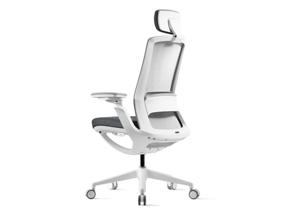 Kancelářská ergonomická židle ROLY WHITE - síťovina, více barev Červená (obrázek 10)