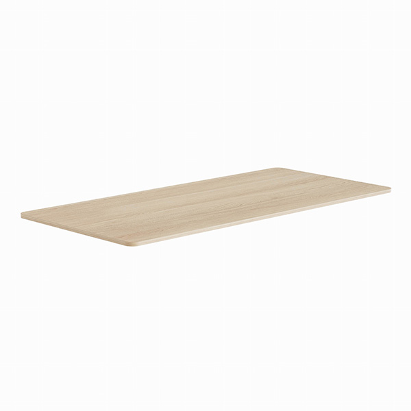 Deska stolu ERGODESK — 160x75x1,8 cm, laminovaná dřevotříska, více barev paulownia