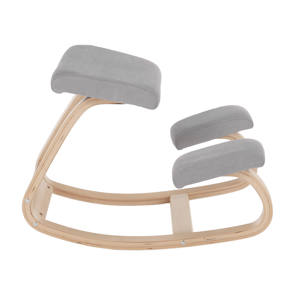Ergonomická balanční klekačka RENAR – šedohnědá Taupe, březové dřevo, Kondela (obrázek 6)