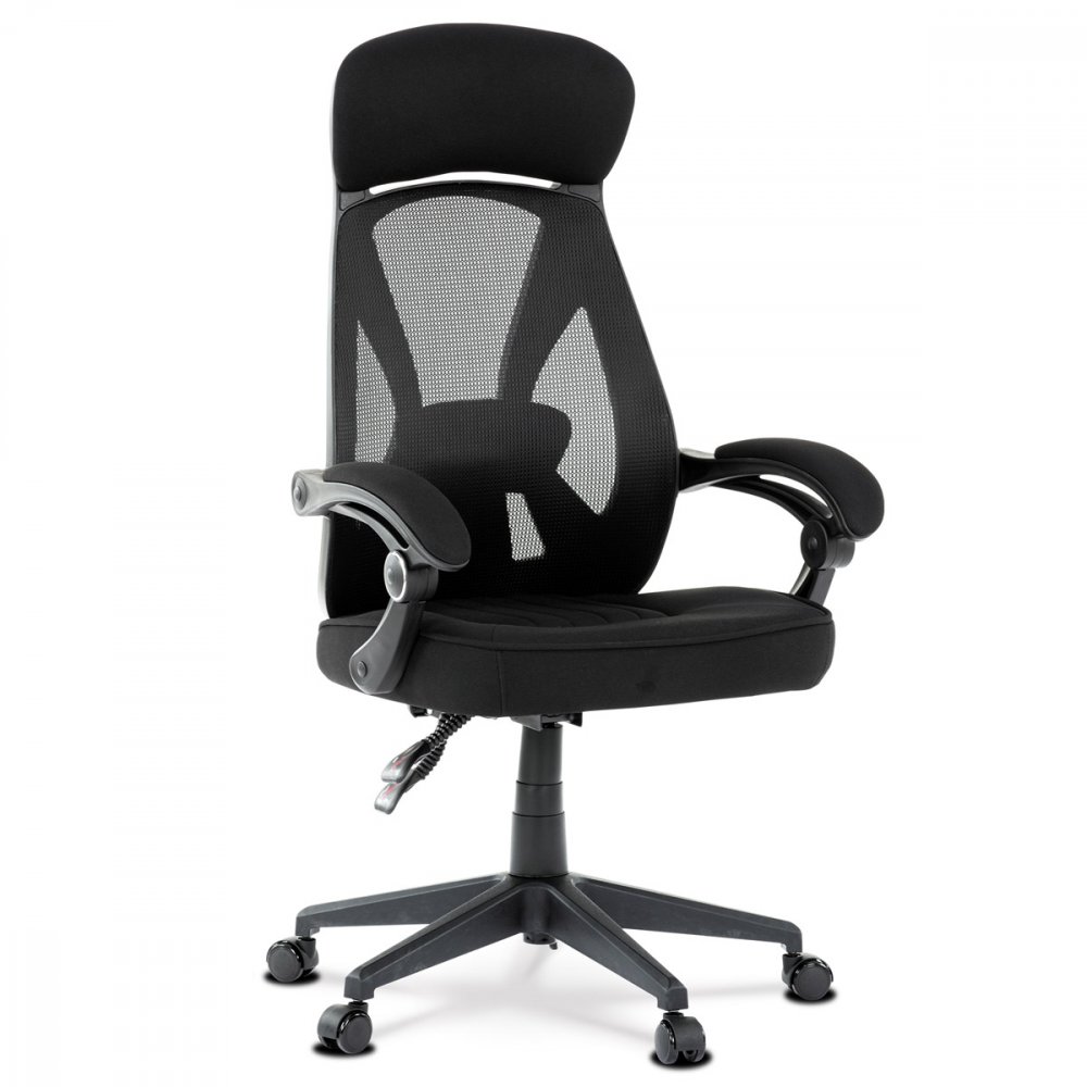 Kancelářská ergonomická židle FOREX – látka, síť, černá Autronic (obrázek 19)