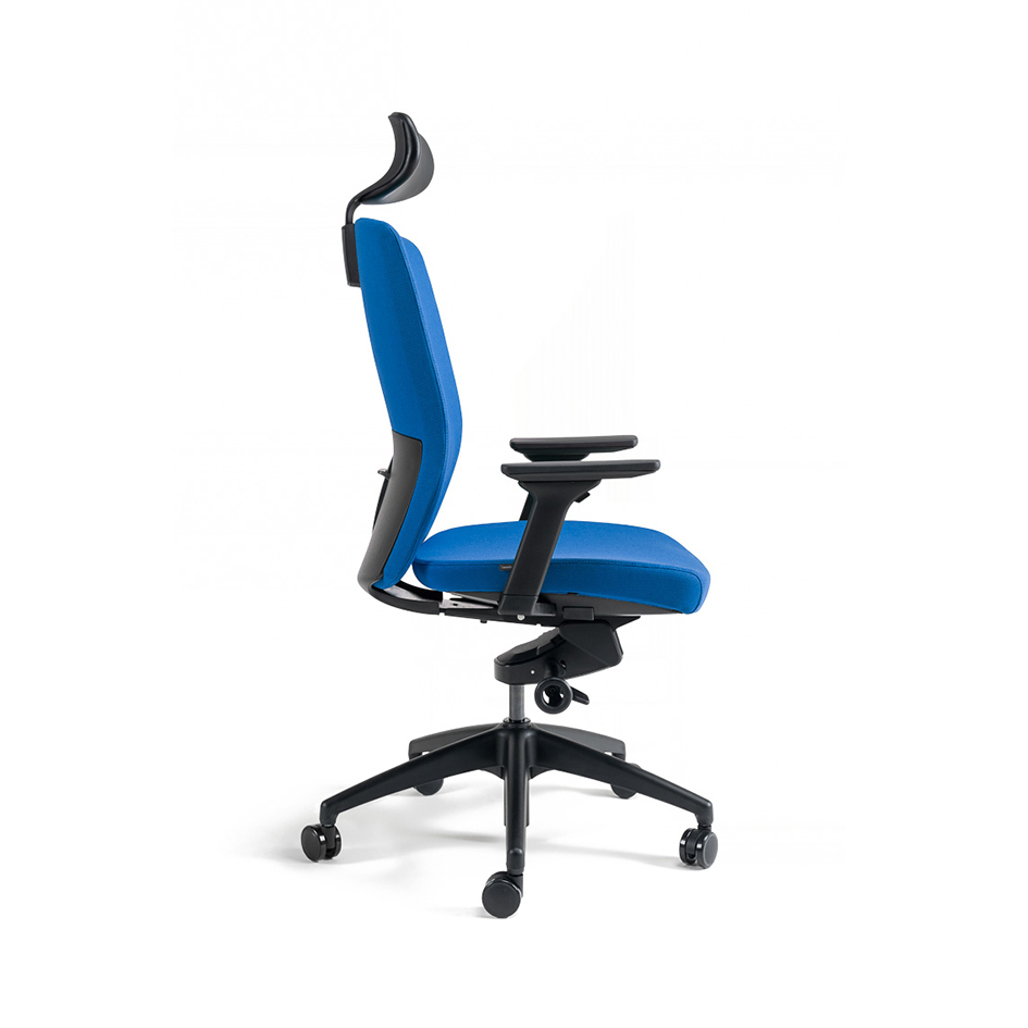 Kancelářská ergonomická židle BESTUHL J2 SP — více barev, s podhlavníkem Červená 202 (obrázek 9)