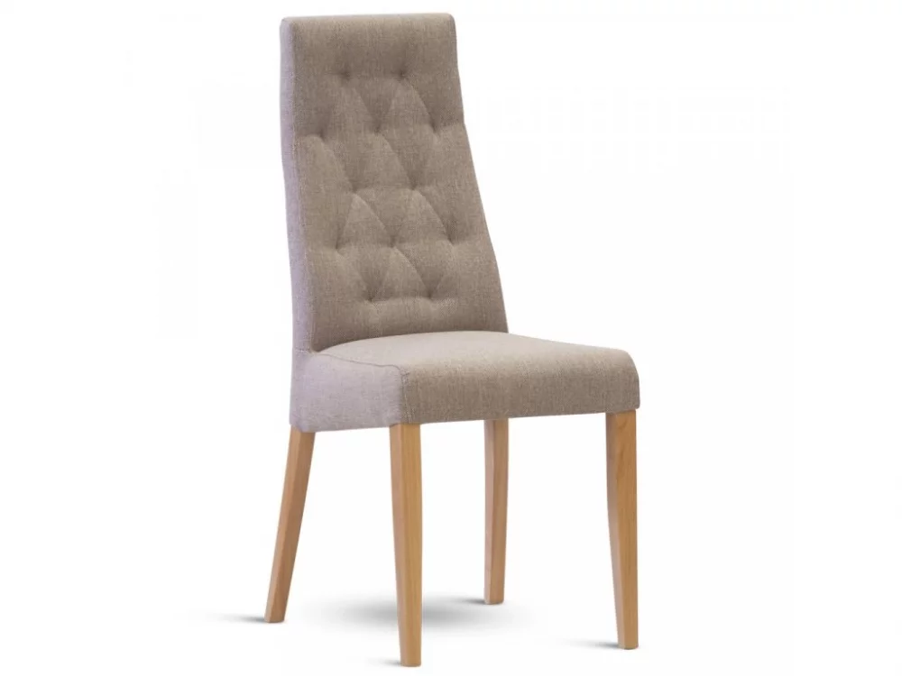 Jídelní čalouněná židle IBIZA – masiv dub, látka, více barev Látka boss camel
