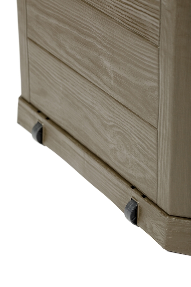 WOODYS zahradní plastový úložný box 280 L - hnědá (obrázek 3)