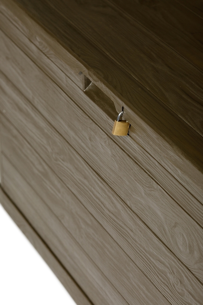 WOODYS zahradní plastový úložný box 280 L - hnědá (obrázek 4)