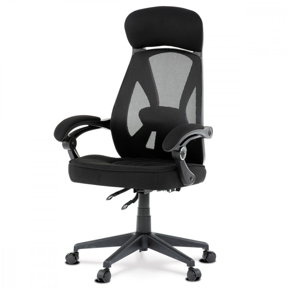 Kancelářská ergonomická židle FOREX – látka, síť, černá Autronic (obrázek 4)