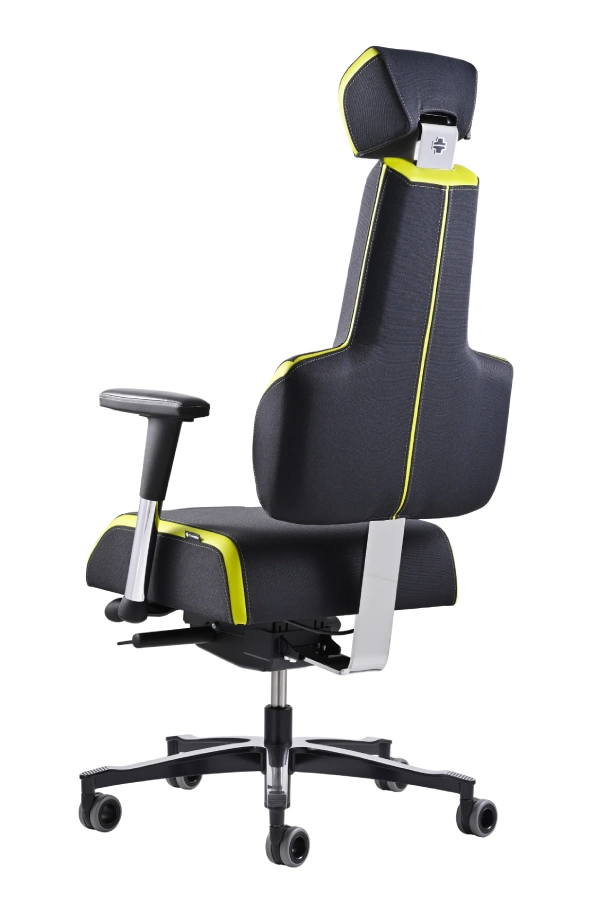 Zdravotní herní židle THERAPIA E+GAMER –⁠ černo-zelená (obrázek 3)