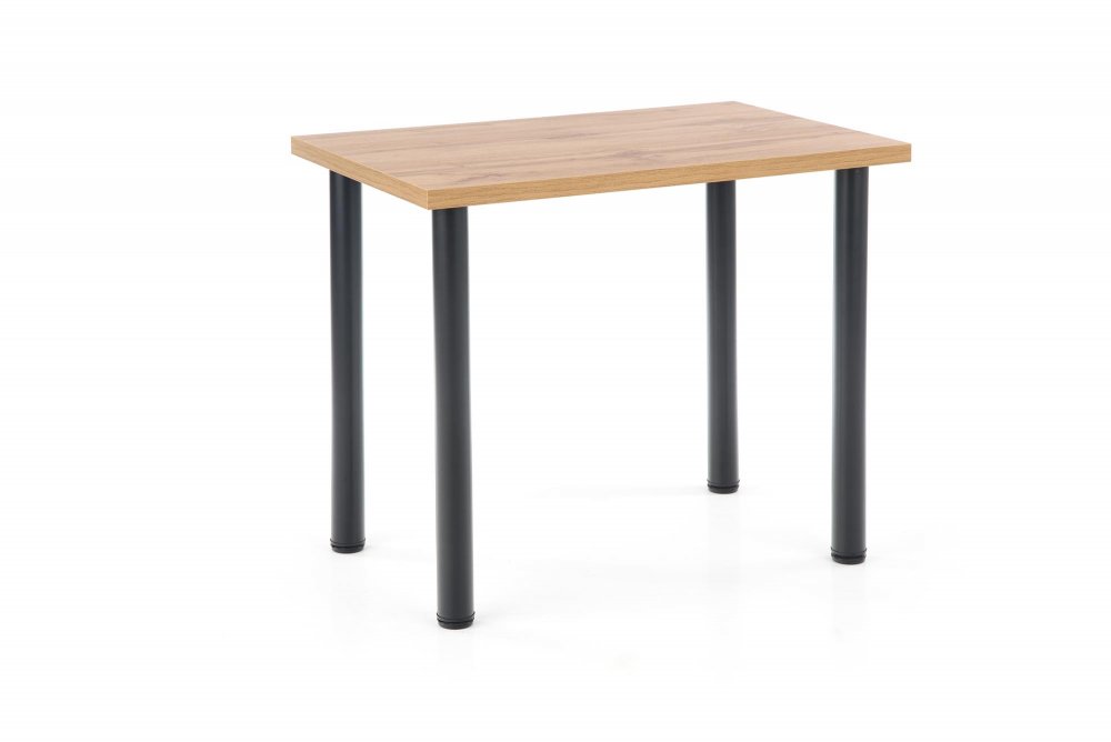 Jídelní stůl MODEX 2 –⁠ 90x60x75, kov/dřevo, dub votan
