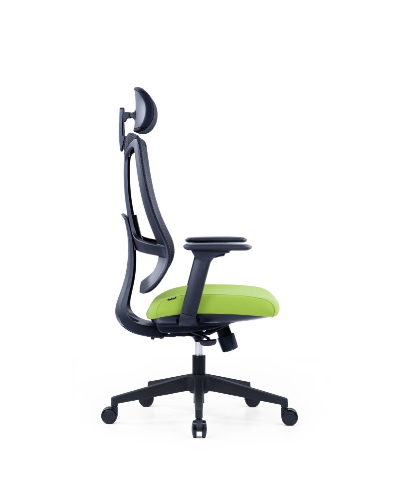 Kancelářská ergonomická židle SLIDE — více barev Černá (obrázek 21)