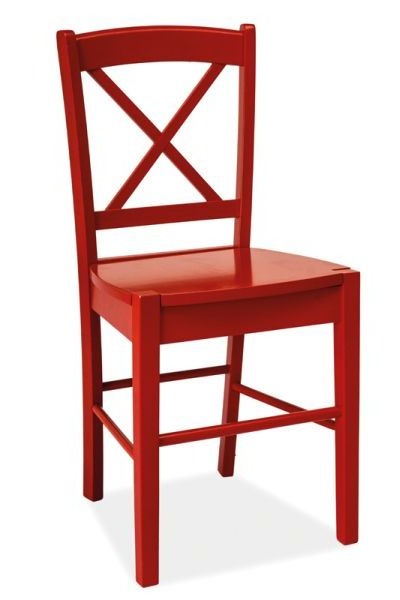 Jídelní židle MONDO — masiv buk, více barev Červená