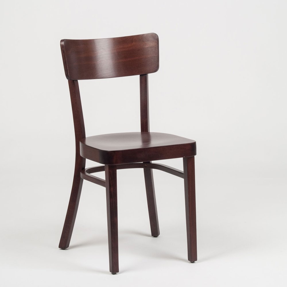 Masivní dřevěná jídelní židle KATE – elegantní retrodesign, více barev Stima tm.hnědá