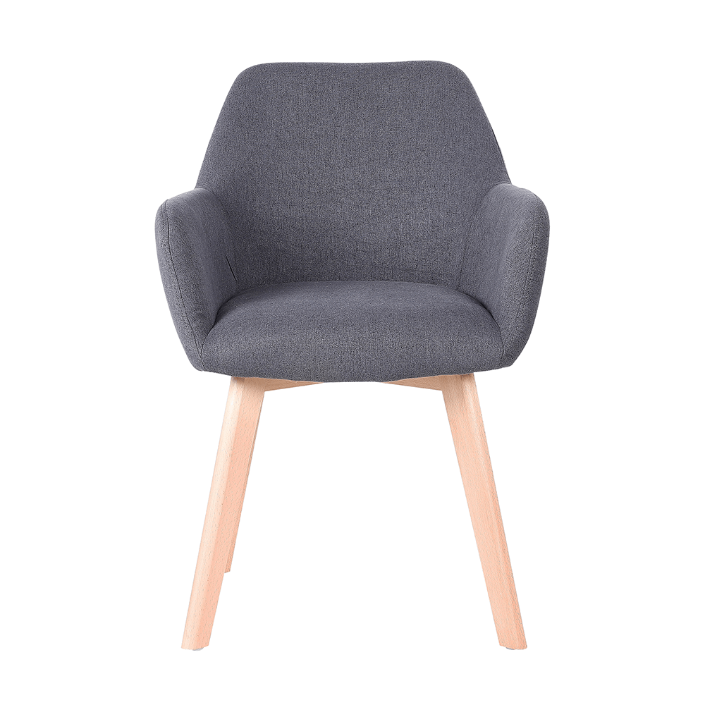Designové křesílko CLORIN — buk, látka, více barev Hnědá (obrázek 7)