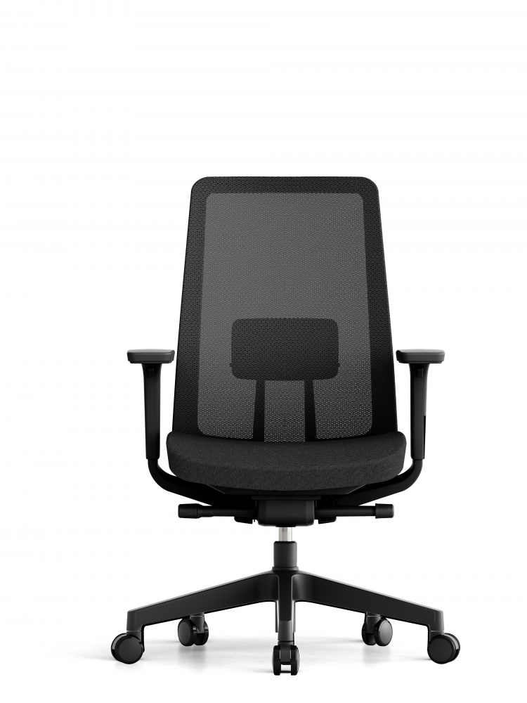 Kancelářská ergonomická židle K10 — více barev Černá (obrázek 7)