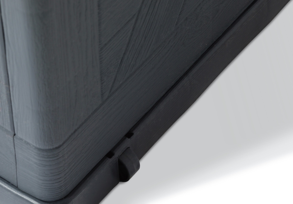 WOOD zahradní plastový úložný box 420 L - grafit (obrázek 6)