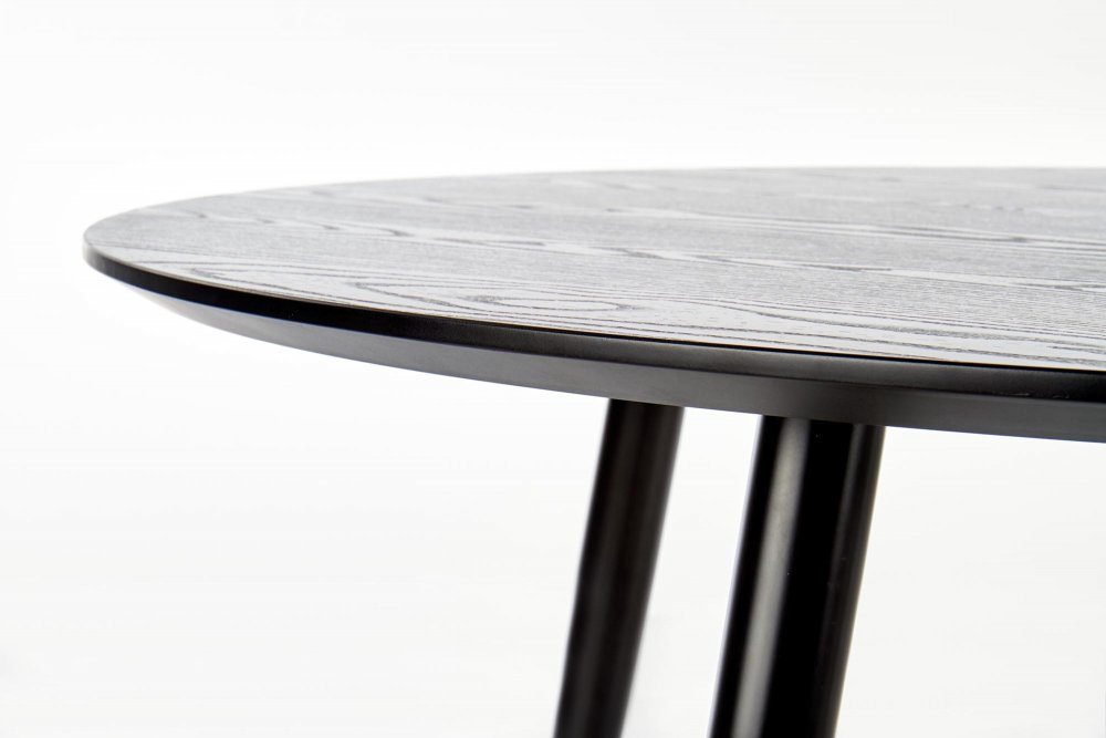 Jídelní kulatý stůl EMBOS — průměr 120 cm, černá Halmar (obrázek 12)