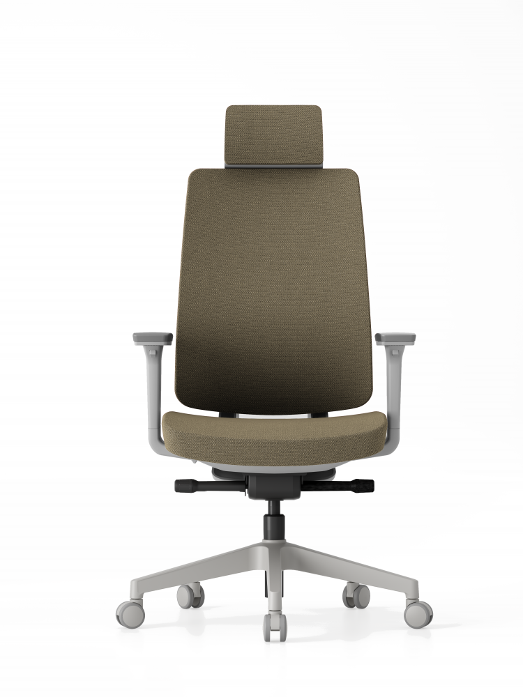 Kancelářská ergonomická židle K50 — bílá, více barev Modrá (obrázek 6)