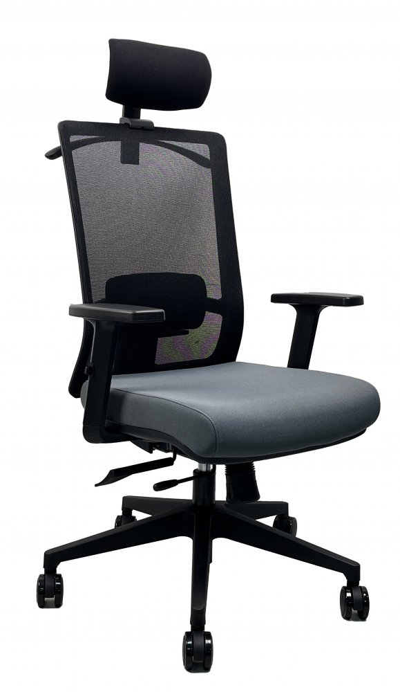 Kancelářská ergonomická židle Office More DVIS — šedá