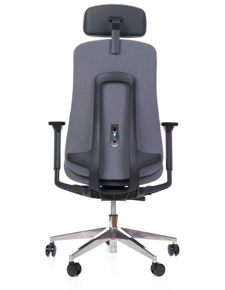 Kancelářská ergonomická židle Sego Terra — látka, více barev, nosnost 120 kg černá (obrázek 14)