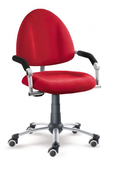 Levně Rostoucí dětská židle na kolečkách Mayer FREAKY – s područkami Aquaclean červená 2436 08 30 461