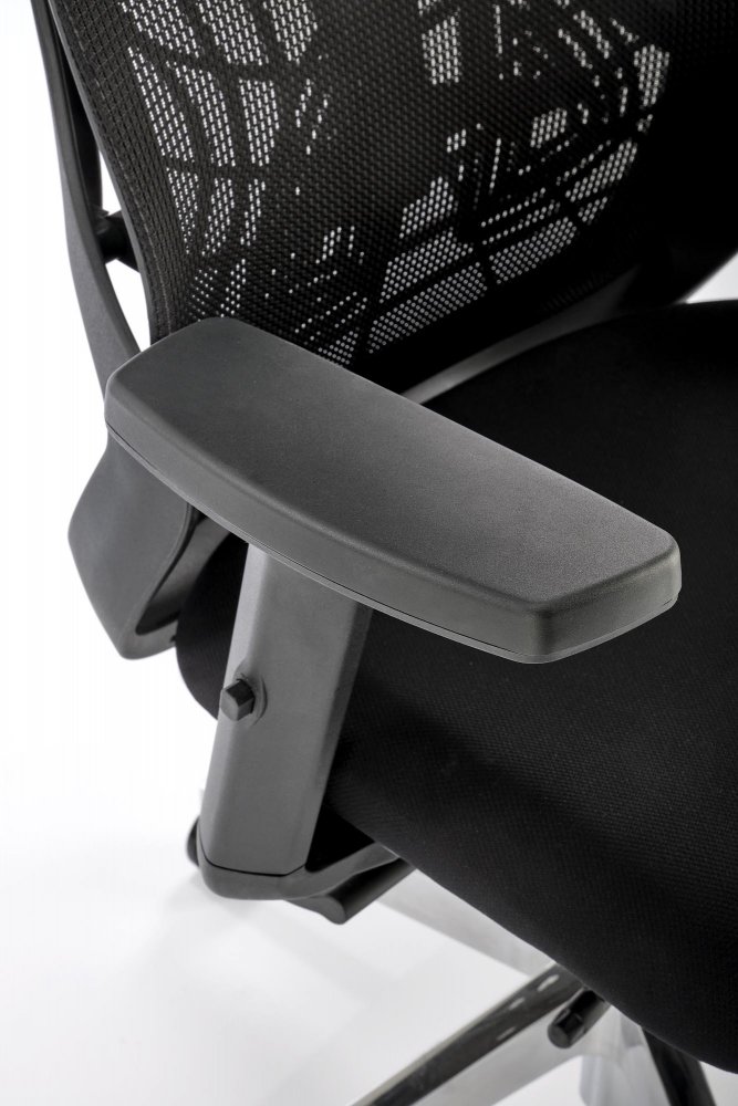 Kancelářská ergonomická židle GERONIMO — síť, černá Halmar (obrázek 6)