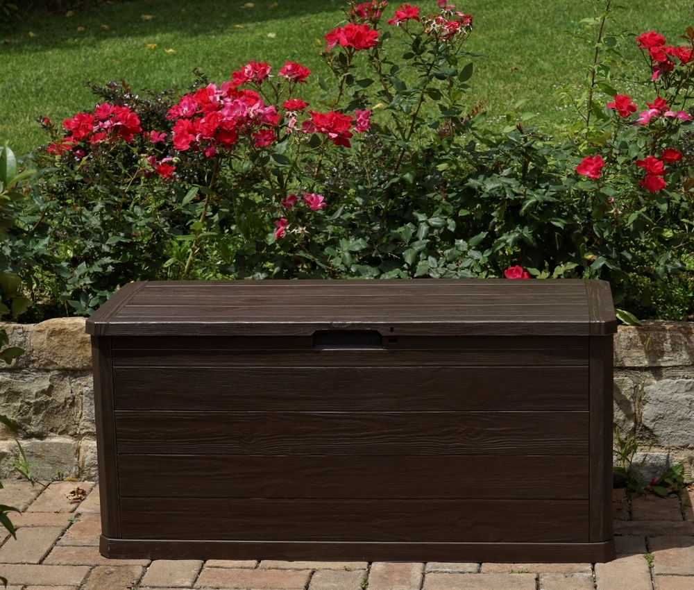 WOODYS zahradní plastový úložný box 280 L - hnědá (obrázek 5)