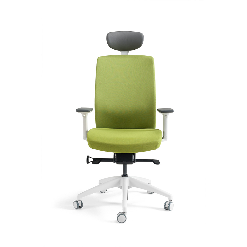 Kancelářská ergonomická židle BESTUHL J2 WHITE SP — více barev, s podhlavníkem Černá 201 (obrázek 9)
