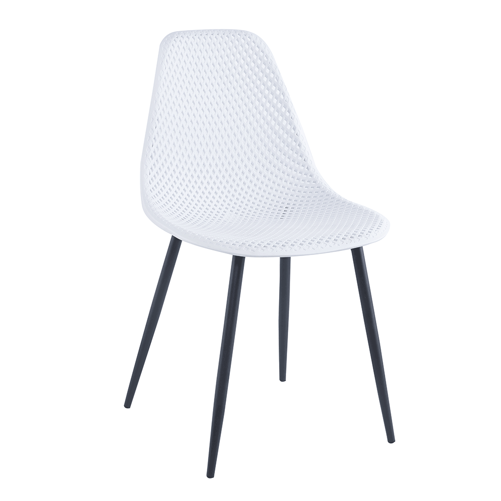 Jídelní židle TEGRA TYP 2 – plast, kov, více barev Bílá