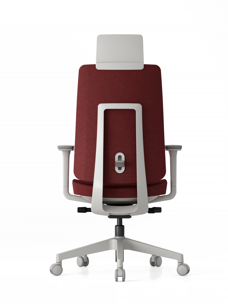 Kancelářská ergonomická židle K50 — bílá, více barev Modrá (obrázek 23)