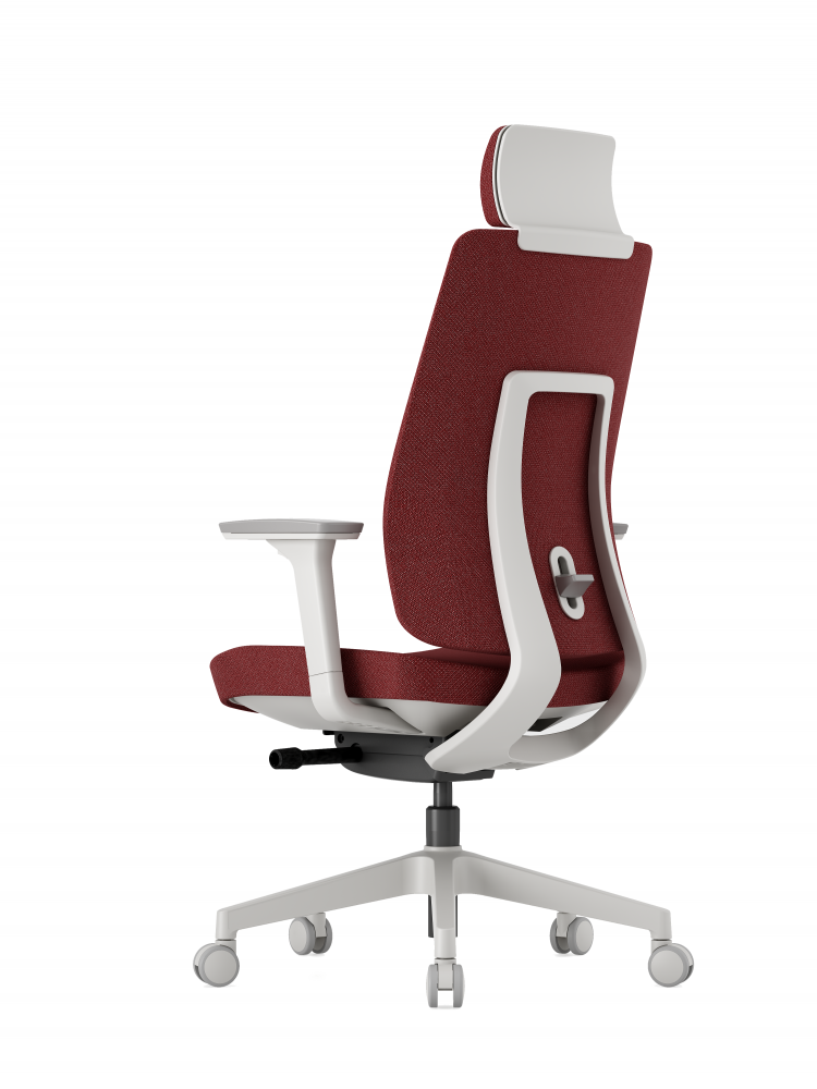 Kancelářská ergonomická židle K50 — bílá, více barev Modrá (obrázek 24)