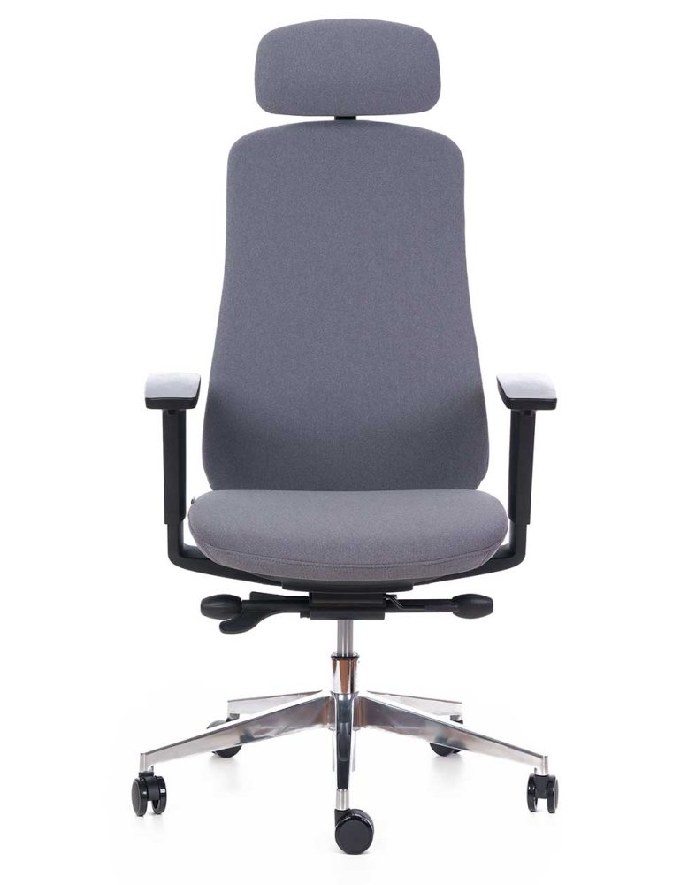 Kancelářská ergonomická židle Sego Terra — látka, více barev, nosnost 120 kg černá (obrázek 11)