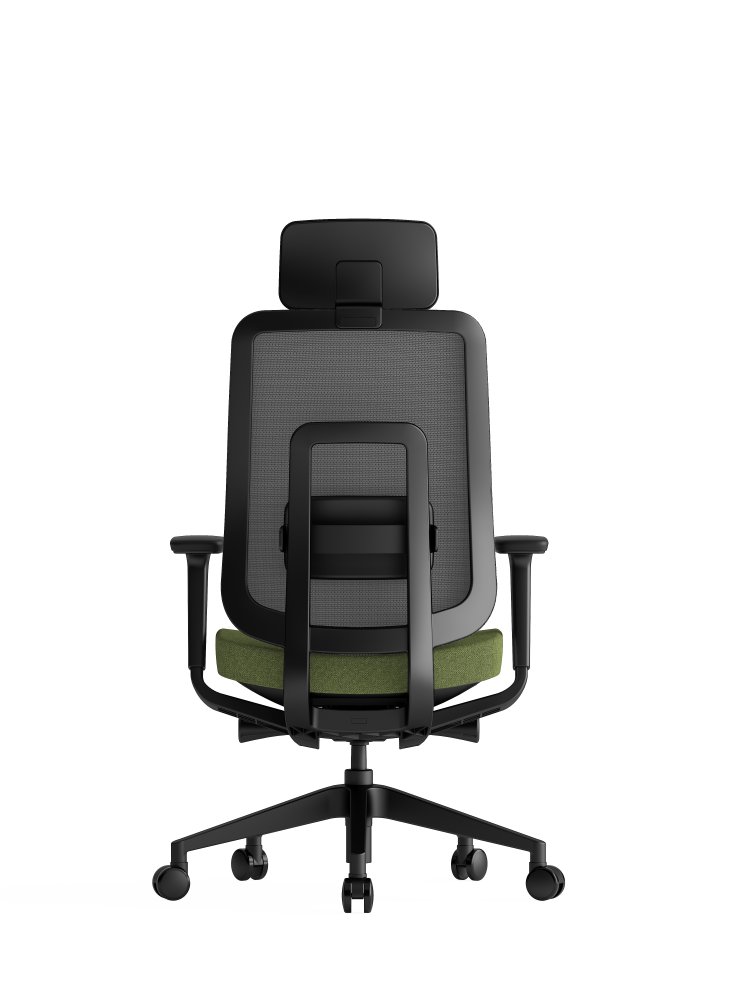 Kancelářská ergonomická židle K42  SP – síť/ čalouněná, zelená (obrázek 3)